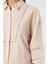 Kadın Açık Bej Rengi Önü Dantel Işlemeli Gömlek 3