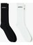 Unıted4 Unisex Siyah/beyaz 2'li Çorap 1