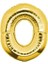 Marifetlerim - 0 Rakamı Altın Folyo Balon 40 Inch 90 cm 1