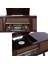 Gramofon Nostaljik Ahşap Standlı Pikap Plakçalar Radyo Bluetooth USB 100CM C0999 5