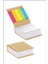 Geri Dönüşümlü Renkli Yapışkanlı Post-It Küp Notluk 1