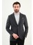 Düz Slim Fit Torba Cepli Mendil Detaylı Yün Erkek Ceket 44316 1