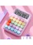 Pinterest Renkli Hesap Makinesi 12 Haneli Yuvarlak Tuşlu Şirin Hesap Makinesi - 4 Fonksiyonlu 1