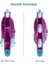 Paten In-Line 3 Teker Frozen-2 Size-S 29/32 2