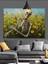 Iskelet ve Sarı Çiçekler Dekoratif Kanvas - Mdf Ahşap Tablo 2
