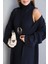 Lacivert Triko Elbise Ceket Takım 4