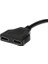 Splitter Adaptör Kablosu, Erkek-Hdmi Dişi x 2 Adaptör 30 cm Kablo Çoklayıcı Splitter, Aynı Anda Iki Aynı Tv'yi Destekler 1080P 3