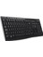 K270 Kablosuz Klavye, Tuş Takımı, Sıvı Dökülmesine Dayanıklı, 10 M Kullanım Mesafesi, Türkçe Q Klavye, Siyah 1