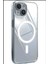 Iphone 13 ve 14 Uyumlu Şeffaf Sert Magsafe Sararmaz Mika Kılıf 2