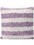 Pop Stripe Dokuma Yastık Lila 45X45CM 1
