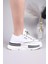 Burrel Cilt Garnili Kalın Tabanlı Paraşüt Sneakers Beyaz 2