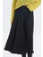 Saten Dökümlü Uzun Etek Siyah 6