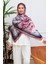 Floral Suluboya Desenli Dijital Soft Şal 1