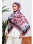 Floral Suluboya Desenli Dijital Soft Şal 2