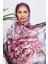 Floral Suluboya Desenli Dijital Soft Şal 3