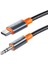 CA-0820 Type-C To 3.5mm Aux Ses Kablosu 1.2m Siyah 1