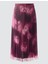Gül Kurusu Yüksek Bel Piliseli Rahat Kesim Midi Etek 1