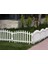 Boy Çift Yönlü Dekoratif Separatör Beyaz Yüksek Plastik Bahçe Çit 4