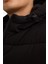 Su İtici Slim Fit Dar Kesim Astarlı Kapüşonlu Fermuarlı Cepli Dolgulu Mont R0216AZ25AU 5