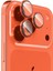 17 Pro ve Pro Max Uyumlu Safir Lens Koruyucu – Ultra Dayanıklı Safir Cam, Kamera Koruma, Darbe Dayanıklı Çizilmez ve Hd Görüntü (Kozmik Turuncu) 1