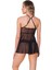Şık Modern Şeffaf Dantel Detaylı Babydoll Gecelik, Ince Askılı, Seksi Iç Çamaşırı, Tül Kumaş 4