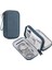 Haweel HWL2129 Taşınabilir Seyahat Aksesuarları Taşıma Çantası Saklama Kutusu Power Bank Kablosu Hafıza Kartı - Koyu Mavi (Yurt Dışından) 1
