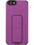 iPhone 6 Kılıf Mega Standlı Silikon - Mor (K95) 1