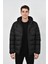 Erkek Kapüşonlu Iç Kürklü Spor Mont 99526 BGL-ST04171 1