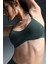Alate Minimalist Women's Light-Support Padded Convertible Sports Bra Kadın Lazer Kesim Bra Yeşil 3