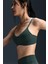 Alate Minimalist Women's Light-Support Padded Convertible Sports Bra Kadın Lazer Kesim Bra Yeşil 5