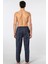 Erkek Dokuma Pijama Tek Alt 2240/LACIVERT 7 4
