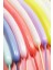 100'LÜ Adet Makaron Soft Sosis Balon Karışık Renk Uzun Ince Balon 1 Adet Balon Pompası 3