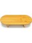 Ayaklı Oval Bambu Sunumluk Ahşap Servis Tabağı Modern Şık Sunum Tepsisi Kahvaltı Peynir Meze Pasta Kek Sunum Mutfak Masaüstü Organizer (40X17) 1