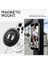 Magfit O-Mag iPhone Için Çift Taraflı Manyetik Telefon Tutucu Magsafe Özellikli Ring/şişe Açacağı Siyah - AMP08822 3