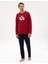 Erkek Bordo Pijama Takımı 50322654-900 1