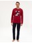 Erkek Bordo Pijama Takımı 50322655-900 4