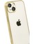 Yzlal Newface Apple Iphone 15 Razer Lensli Silikon - Gold 3