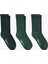 Unıted4 Long-Medium Çocuk Yeşil 3'lü Çorap 1