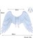 Karnaval Partisi Düğün Kostüm Aksesuarları Karnaval Yetişkin Erkekler ve Kadınlar Melek Kanatları (Yurt Dışından) 2