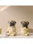 Pug Heykeli Ev Dekoru, Yoga Oturan Pug Yavrusu Heykelciği, Pug Yavrusu Ortağı Koleksiyonluk Köpek Heykeli, Reçine Mini Yavru Köpek Heykeli (Yurt Dışından) 2