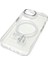 iPhone 16E Magsafe Destekli Krom Çerçeveli Şeffaf Sert Koruma Kılıf - Loop 1