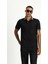 Polo Yaka Regular Fit Desenli Pamuklu Tişört 6