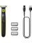 Philips Oneblade Yüz Için Hibrit Tıraş Makinesi, Sakal Şekillendirici, Islak/kuru Kullanım, 3 Kirli Sakal Tarağı, Çift Taraflı Bıçak, 45 Dakika Kablosuz Performans, QP2724/10 1