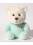 Şapkalı Peluş Ayıcık | Yumuşacık Uyku Arkadaşı, 35 Cm, Mint Yeşili | Çocuklar Için Doğum Günü Hediyesi | Ce Sertifikalı | Dinazor Kıyafeti Giyen Pufi Ayıcık 3