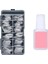 Tırnak Seti (100LÜ Şeffaf Badem Protez Tırnak/takma Tırnak+10 gr Fırçalı Extra Güçlü Yapıştırıcı/nail Glue/tırnak Yapıştırıcısı) 1