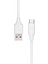 USB To Type-C ile Uyumlu iPhone ve Samsung ile Uyumlu Hızlı Şarj ve Data Kablosu 100 cm (Beyaz) 3