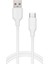 USB To Type-C ile Uyumlu iPhone ve Samsung ile Uyumlu Hızlı Şarj ve Data Kablosu 100 cm (Beyaz) 4