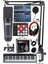 Ekipmanları Midi Live Paket-6 Ses Kartlı Mikser Midi Klavye Cx2 Mikrofon Kulaklık Pad Controller 1