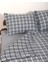 Kare Desenli Tek Kişilik Nevresim Seti 160X220 cm (Çarşafsız) 4