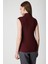 Kadın Dik Yaka Kolsuz Basic Bluz 61432 Bordo 4